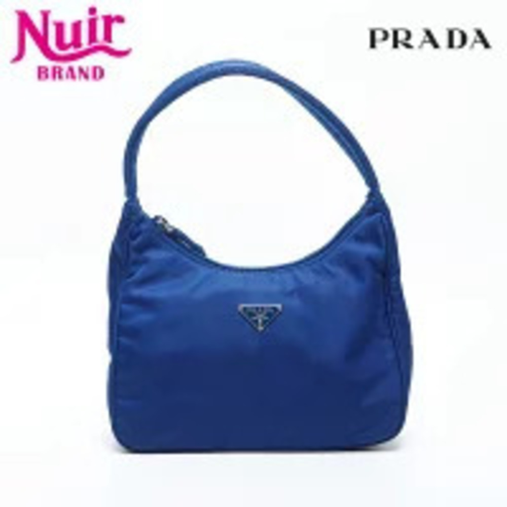 Prada Hobo Handbag Blue